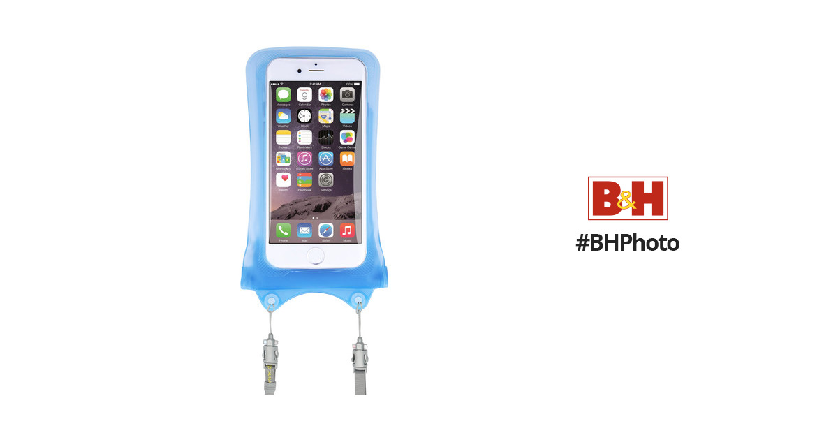 DiCAPac WPI10 Waterproof Case for iPhone (Sky Blue) WP-I10