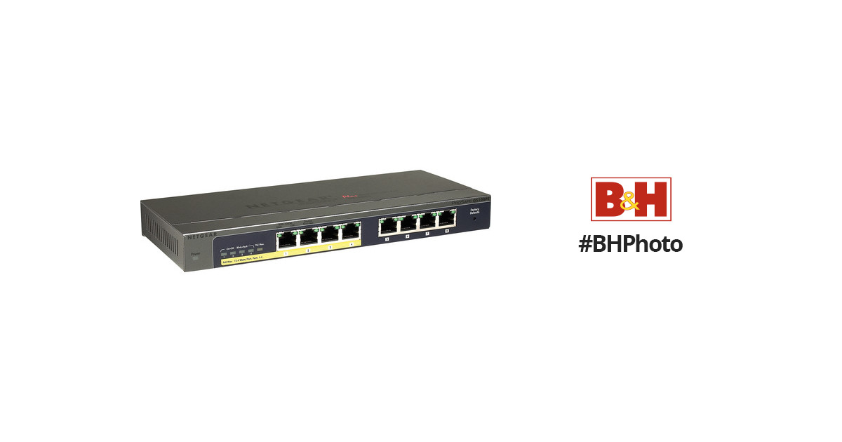 Netgear GS108PE Managed network switch Gigabit Ethernet (10/100/1