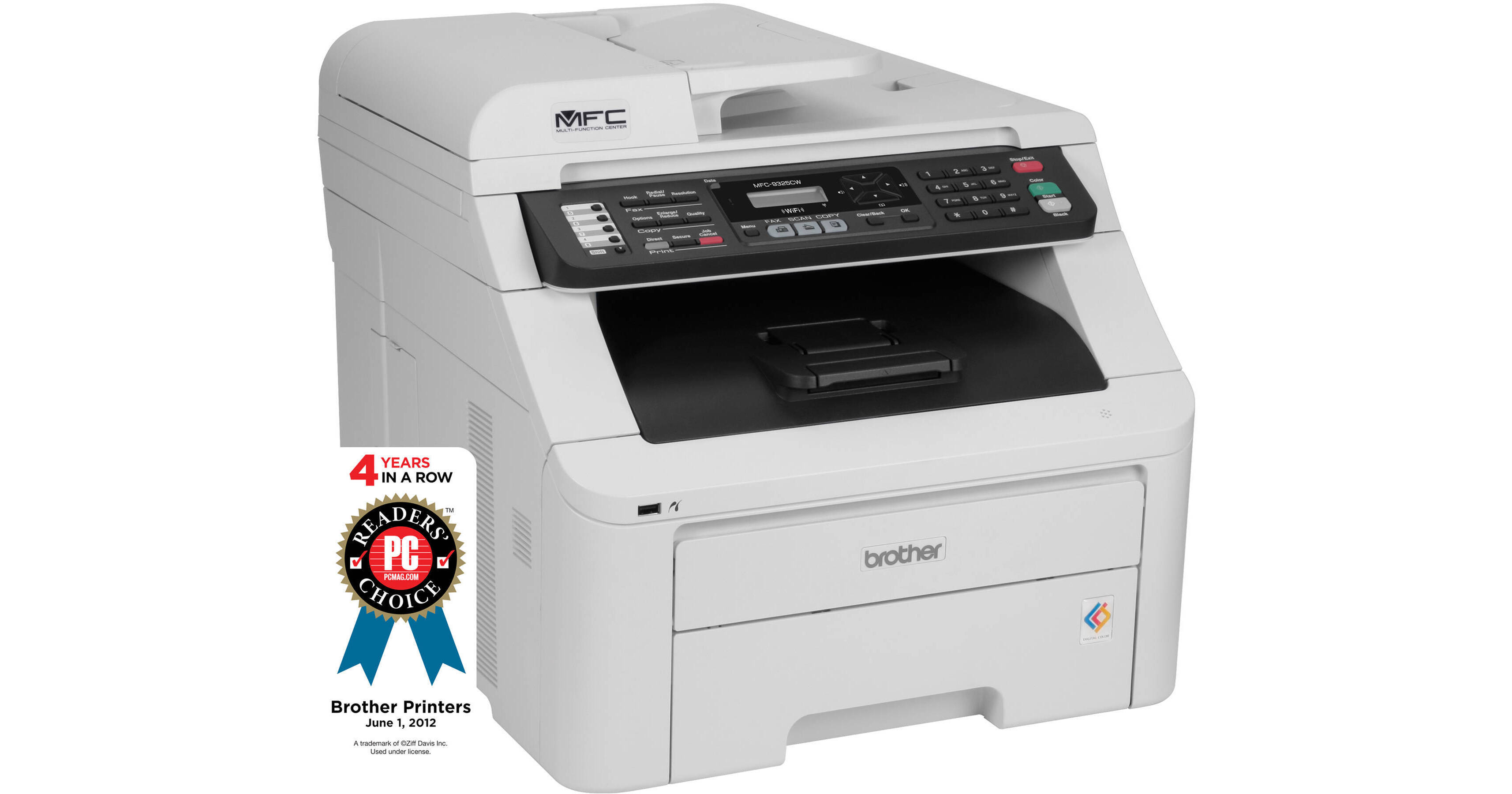 Brother MFC9325CW Wireless Color AllinOne Laser MFC9325CW