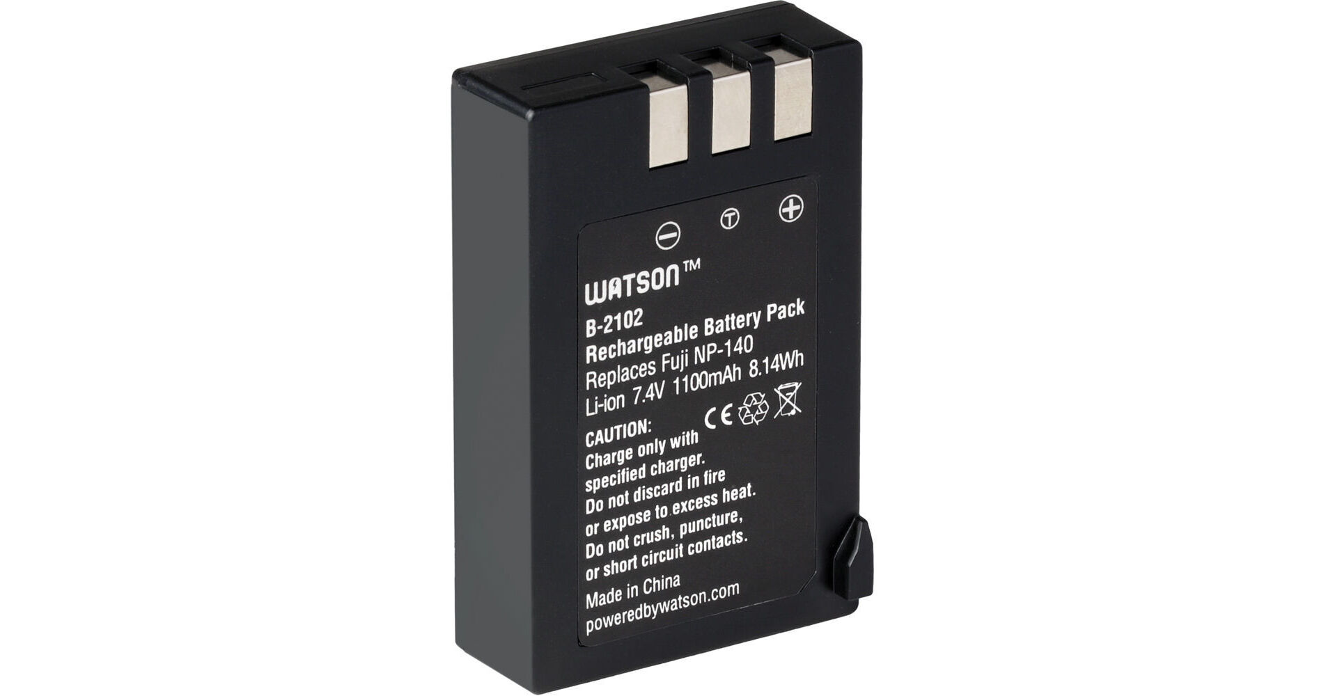 Watson NP-140 Lithium-Ion Battery Pack (7.4V, 1100mAh) B-2102