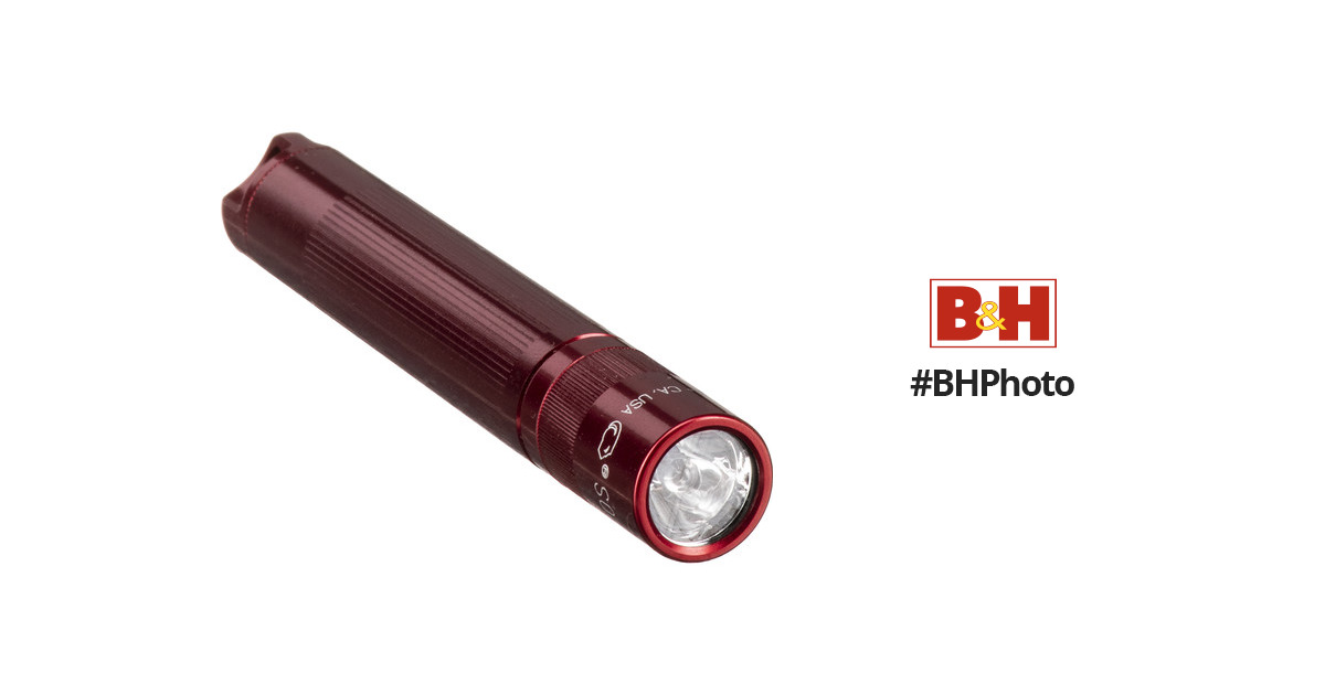 Mini flashlight maglite solitaire 1 aaa battery k3a 8 cm-red 