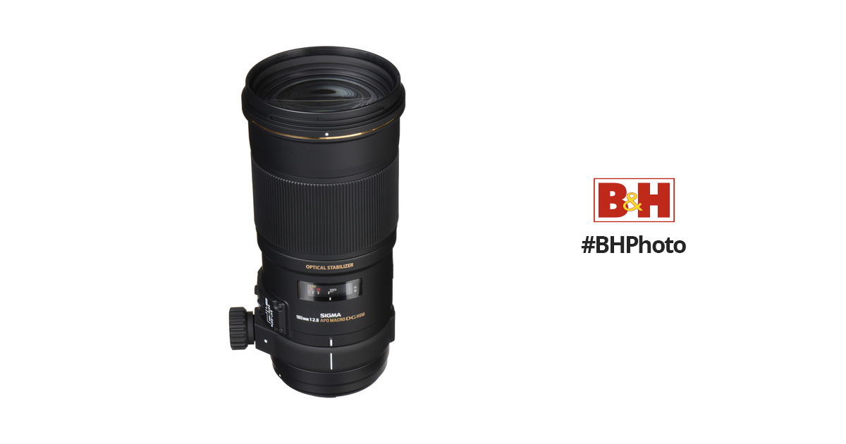 Sigma APO Macro 180mm f/2.8 EX DG OS HSM Lens for Canon EF