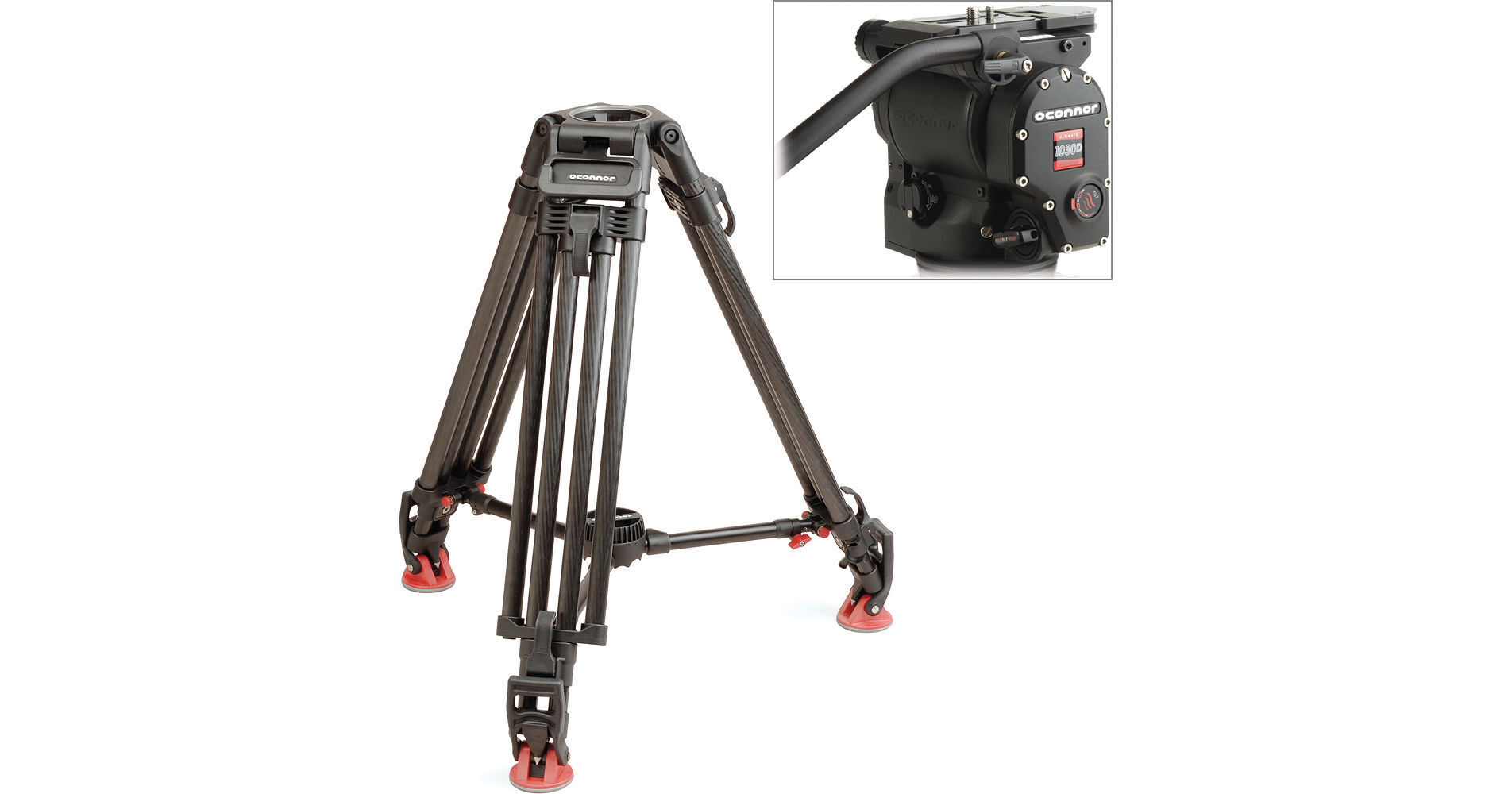 OConnor Ultimate 1030D Fluid Head and 30L Tripod C12370011 B&H