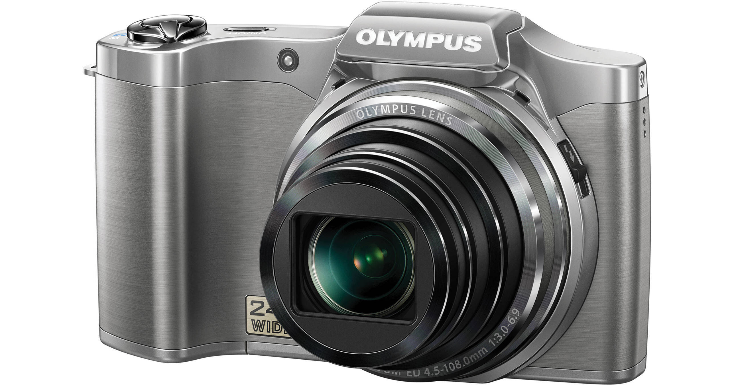 Olympus SZ-12 Digital Camera (Silver) V102081SU000 B&H Photo