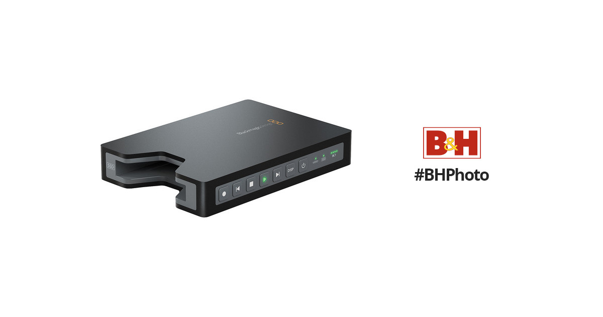 Blackmagic Design HyperDeck Shuttle 2 SSD Video HYPERD/PT2 B&H