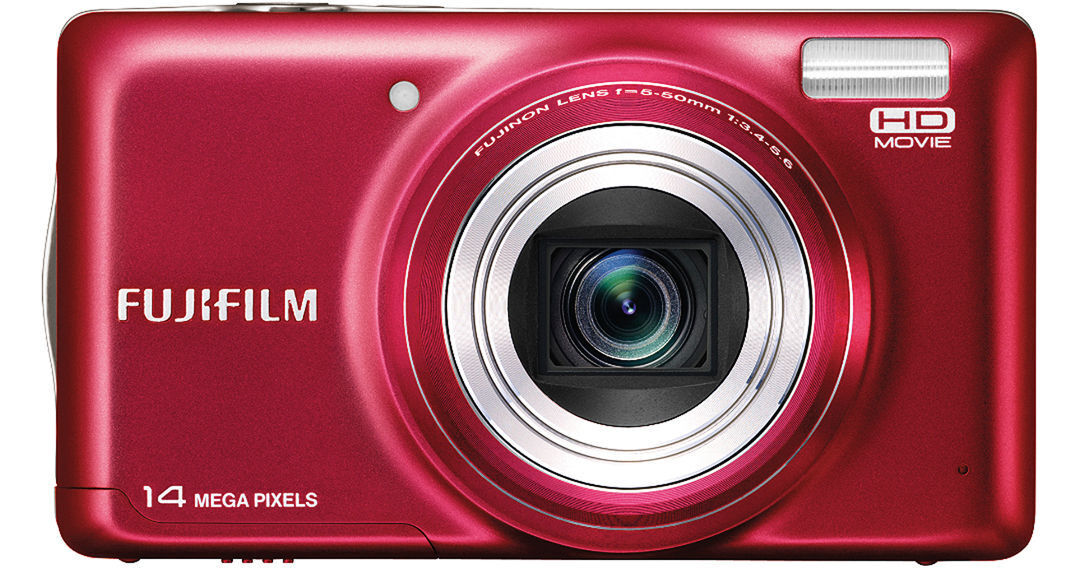 FUJIFILM FinePix T350 Digital Camera (Red) 16222337 B&H Photo