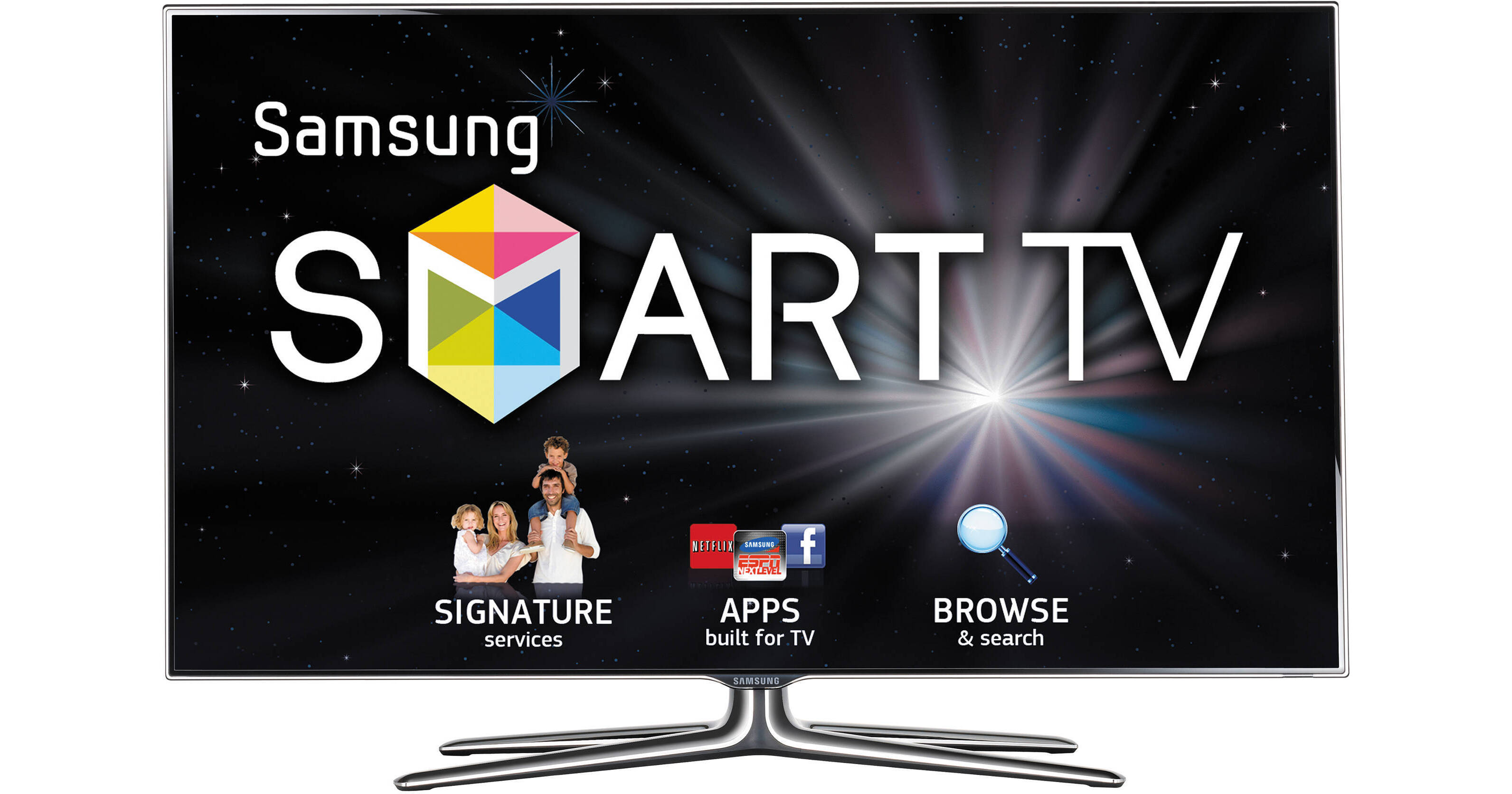 LED TV SAMSUNG 55'' 3D UE55ES7000 SMART TV FULL HD TDT HD DUAL CORE 3 HDMI  3USB VIDEO WEB CAM SLIM DOS GAFAS - Caja Registradora 