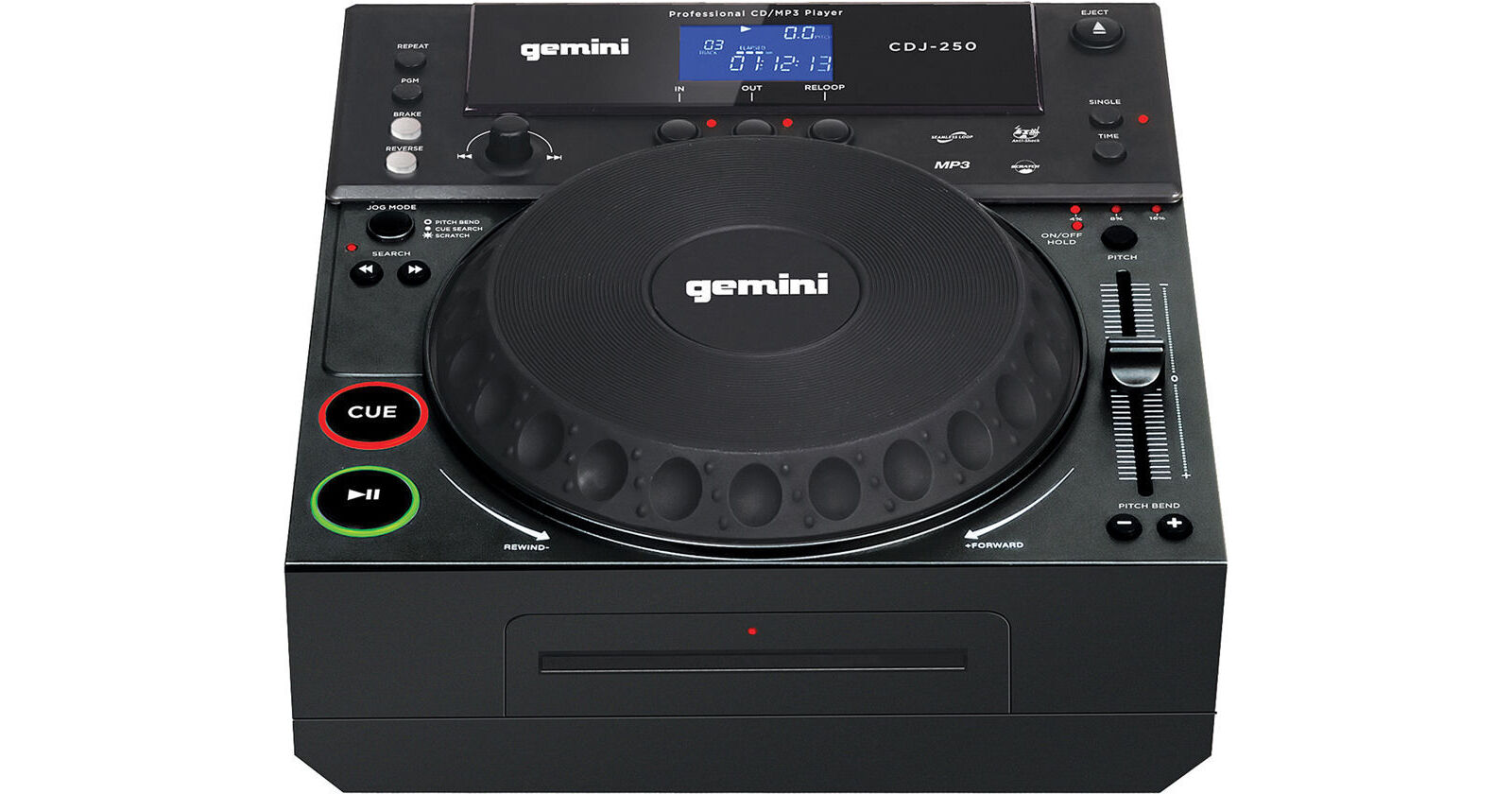 Gemini CDJ-250 Tabletop Media Player CDJ-250 B&H Photo Video