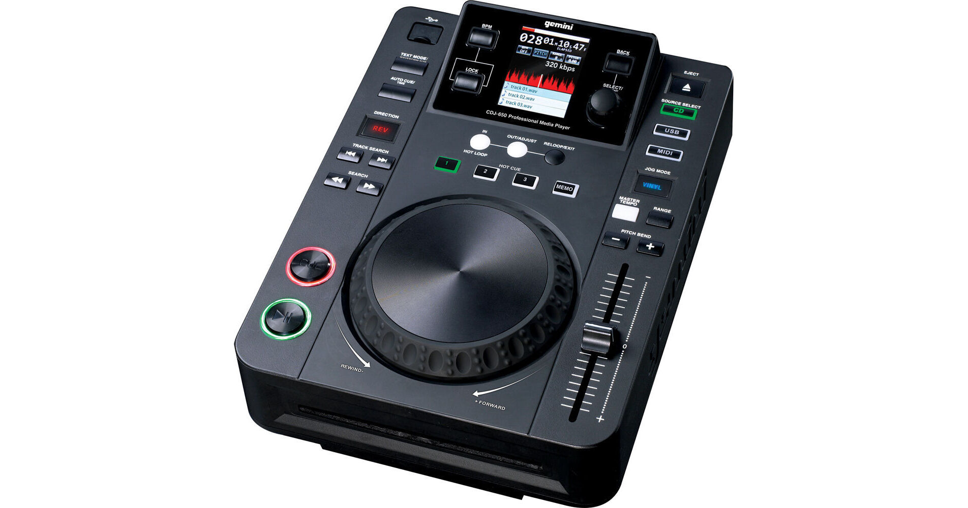 gemini CDJ-650 Professional Media Player 選択 - DJ機材