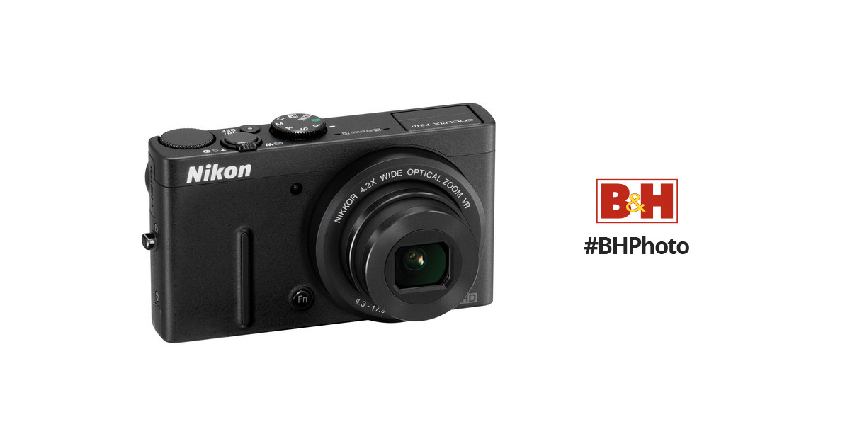Nikon Coolpix P310 Digital Camera (Black) 26320 B&H Photo Video