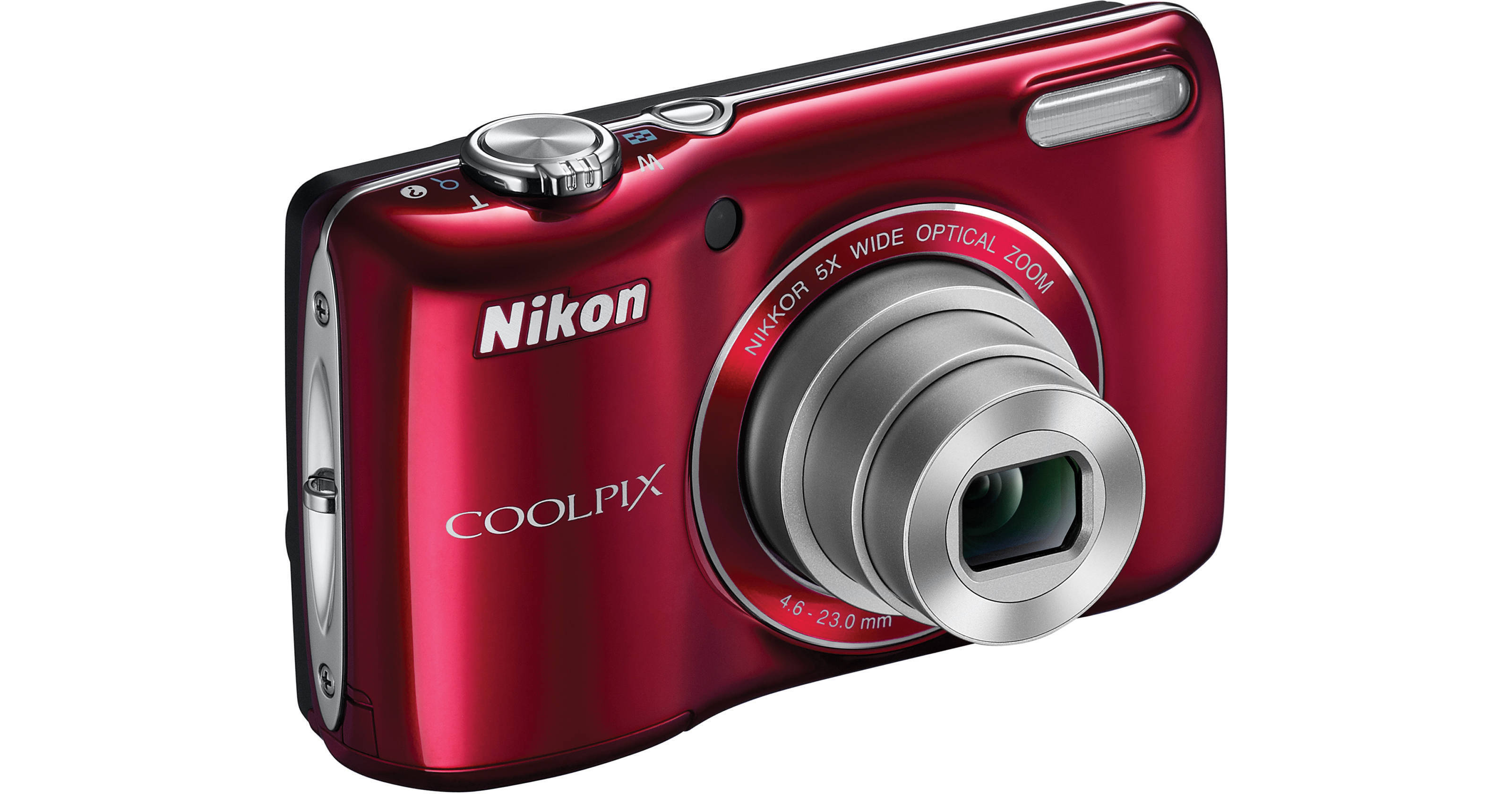 Nikon Coolpix L26 Digital Camera (Red) 26299 B&H Photo Video