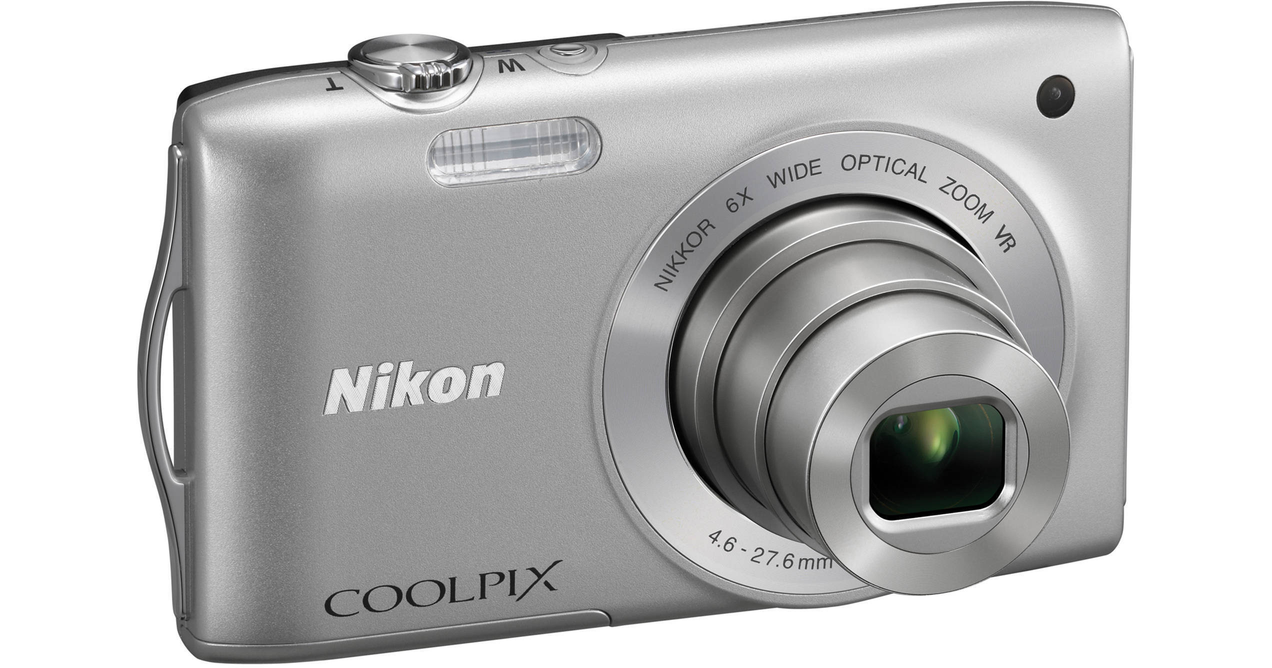 Nikon Coolpix S3300 Digital Camera (Silver) 26309 B&H Photo Video