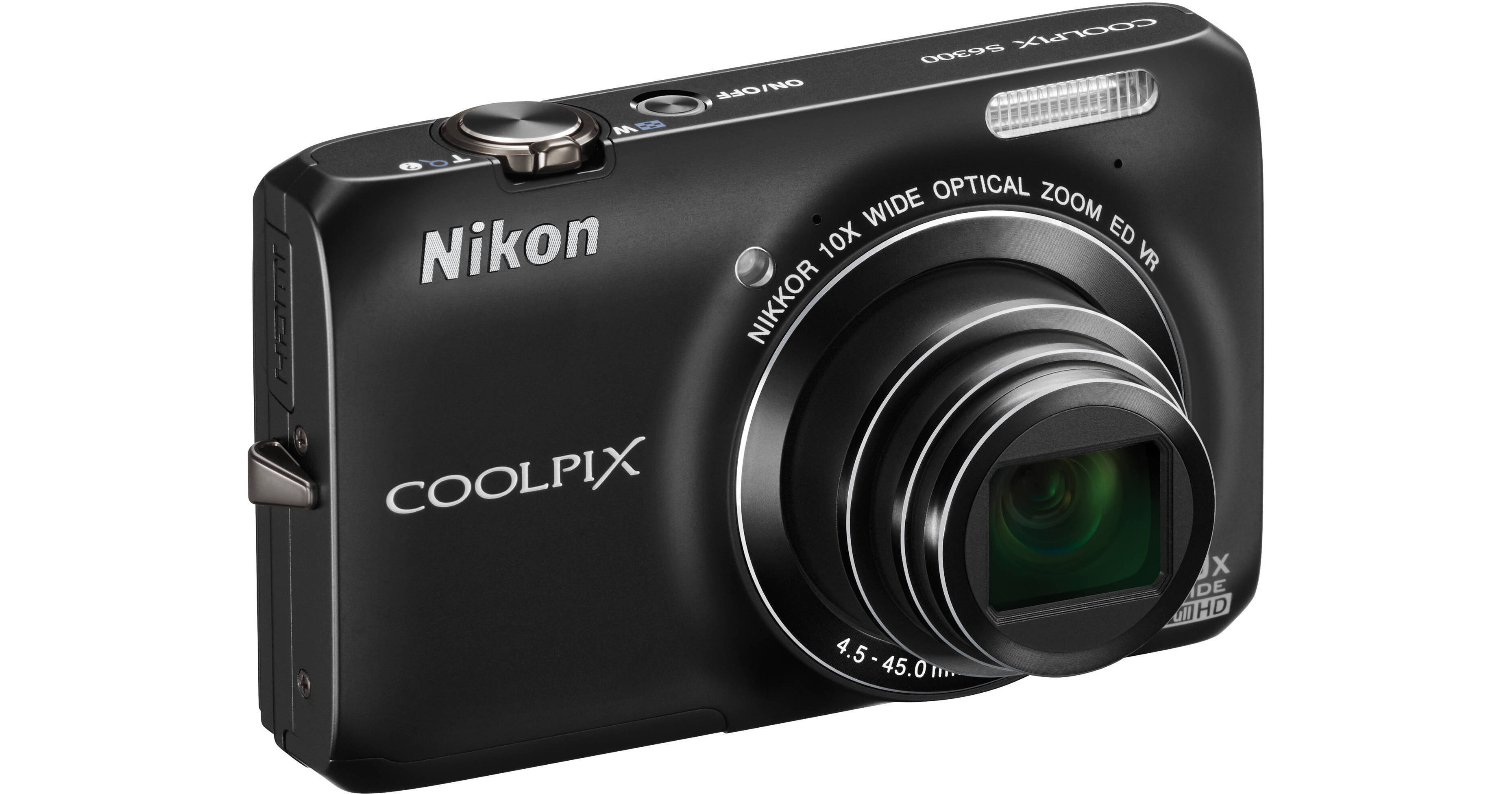 Nikon Coolpix S6300 Digital Camera (Black) 26301 B&H Photo Video