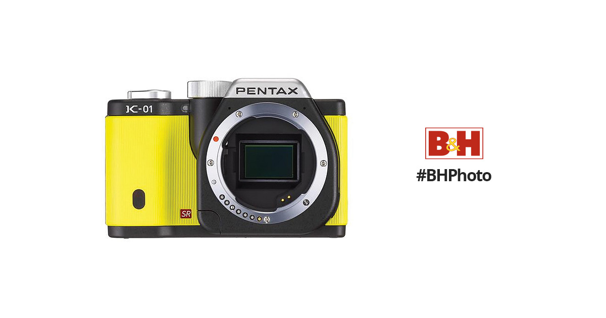 Pentax K-01 Digital Camera (Yellow) 15322 B&H Photo Video
