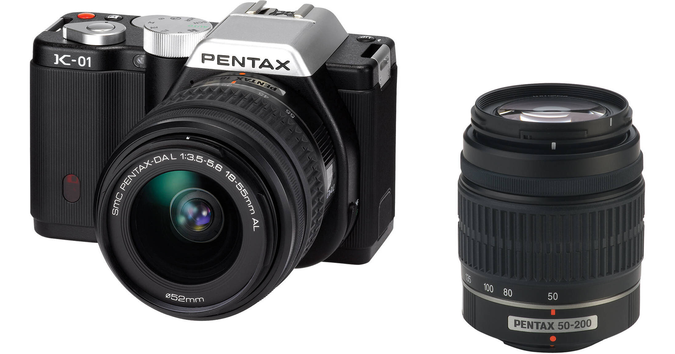 Pentax K01 Digital Camera With 1855mm & 50200mm 15274 B&H