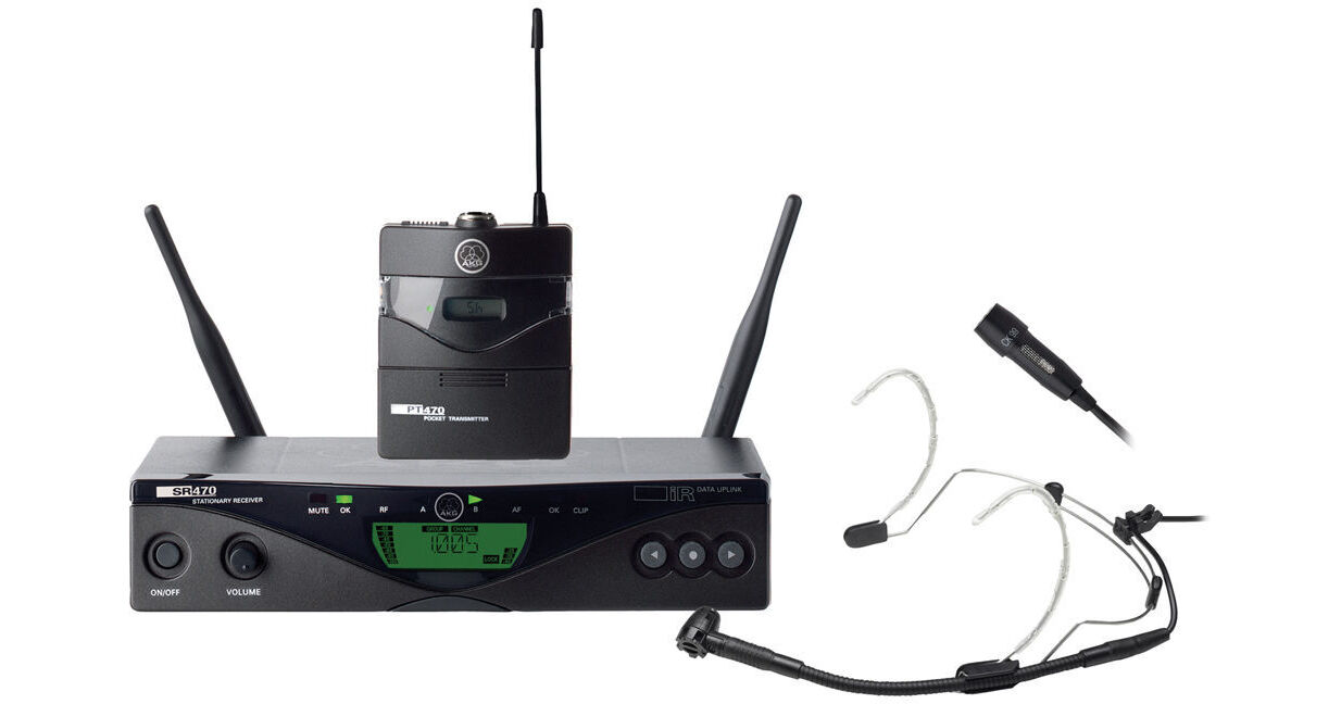 AKG WMS 470 Presenter Set Wireless Microphone System 3309H00380