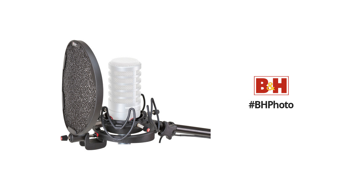 Rycote 045005 InVision USM-VB Kit Suspension pour Microphone Stuido avec Filtre Anti-pop 
