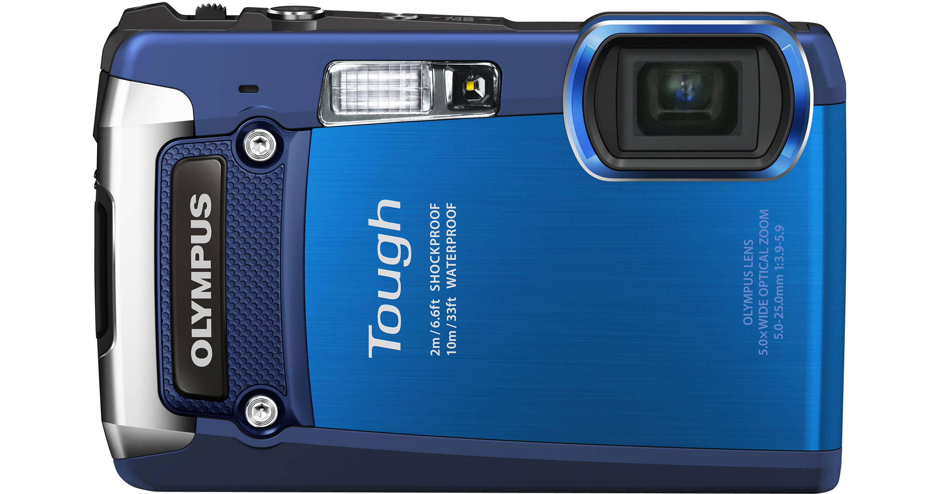 Olympus Tough TG-820 iHS Digital Camera (Blue) V104060UU000 B&H