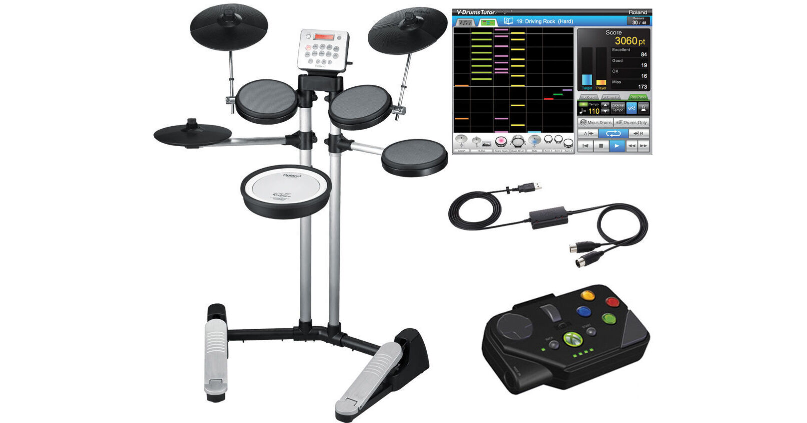 roland dt-1 v-drums tutor connect