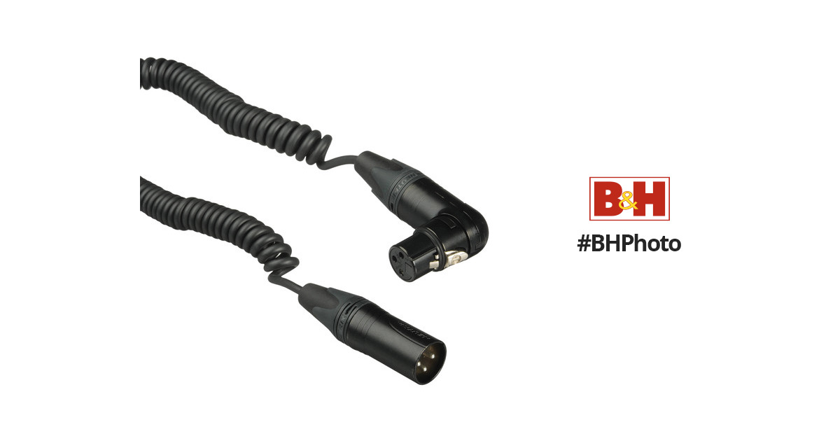 Kopul Studio Elite 4000 Series Neutrik XLR M to XLR F Microphone Cable (5',  Black)