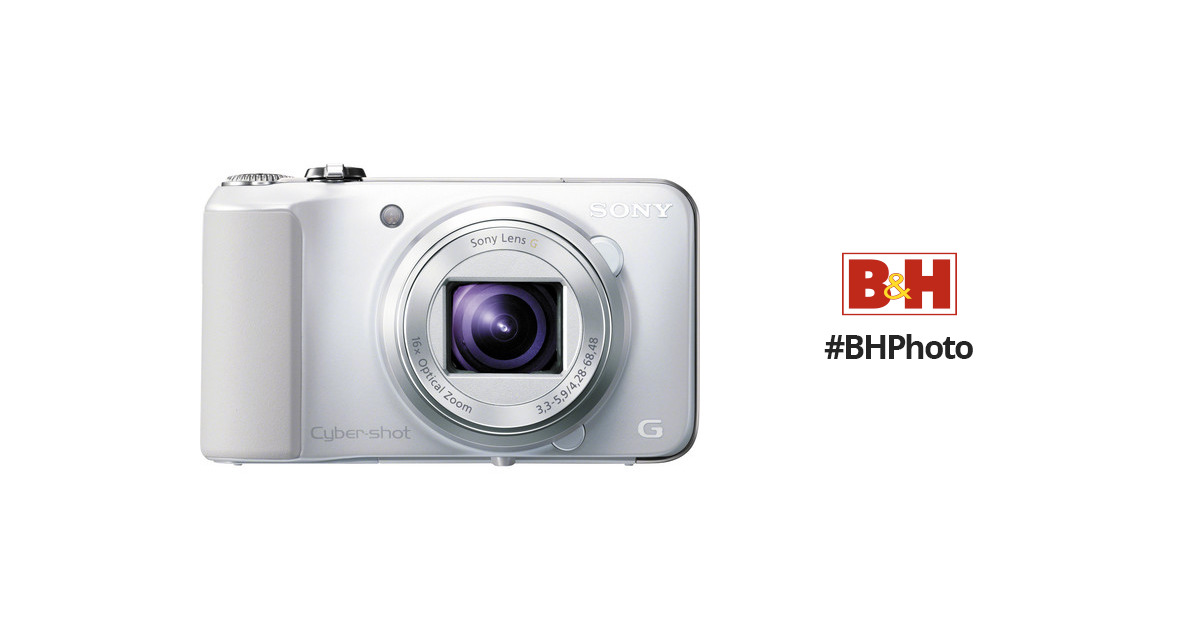 Sony Cyber-shot DSC-HX10V Digital Camera (White) DSCHX10V/W B&H
