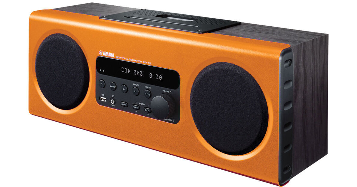 Yamaha TSX-112 Desktop Speaker (Orange) TSX-112OR B&H Photo Video