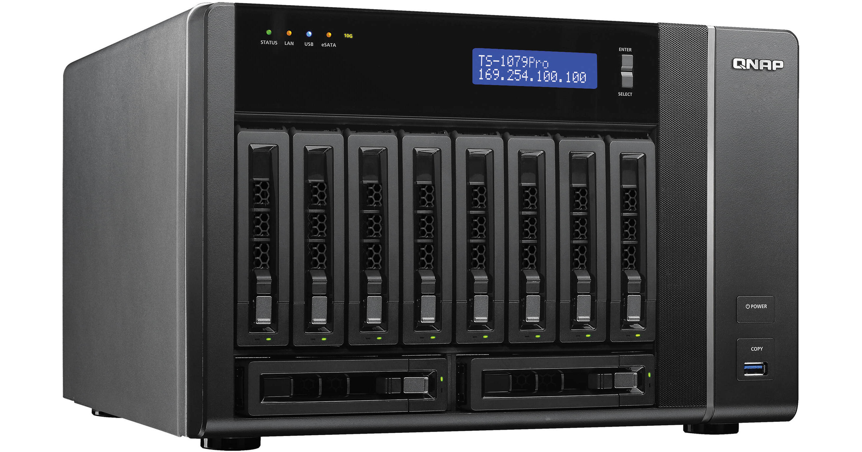 TS-1079 Pro QNAP NAS Turbo NAS 10 disques