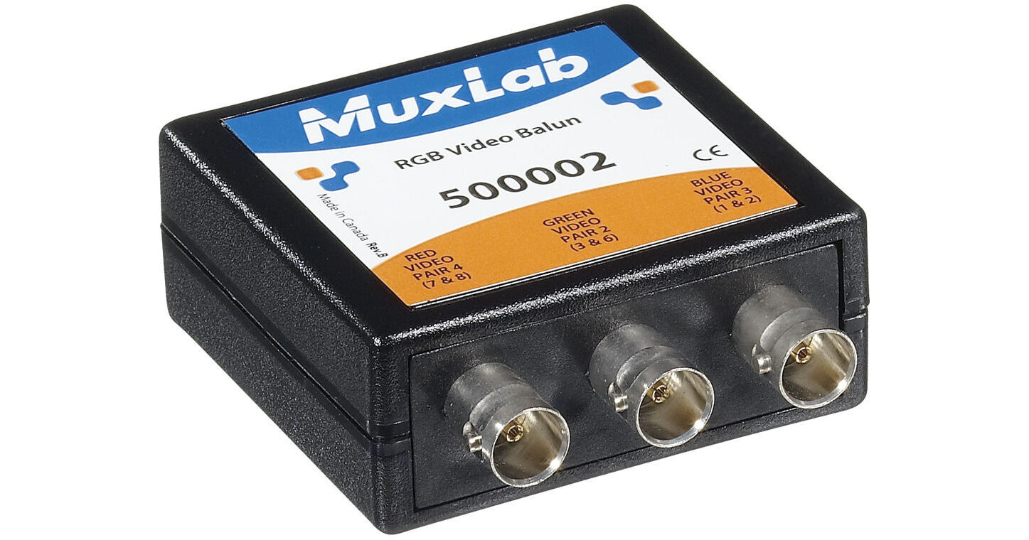 MuxLab 500002 RGB Video Balun 500002 B&H Photo Video