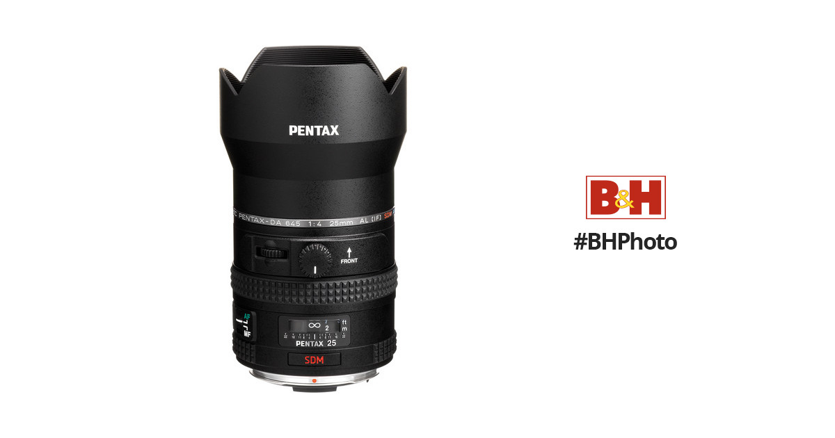 Pentax smc DA 645 25mm f/4 AL (IF) SDM AW Lens 26370 B&H Photo