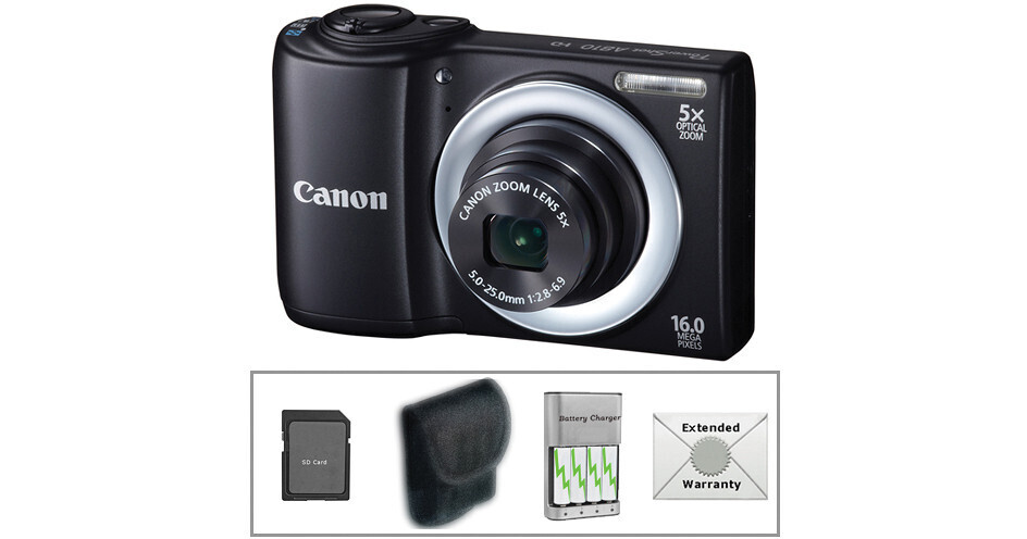 Canon PowerShot A810 Digital Camera with Deluxe Accessory Kit