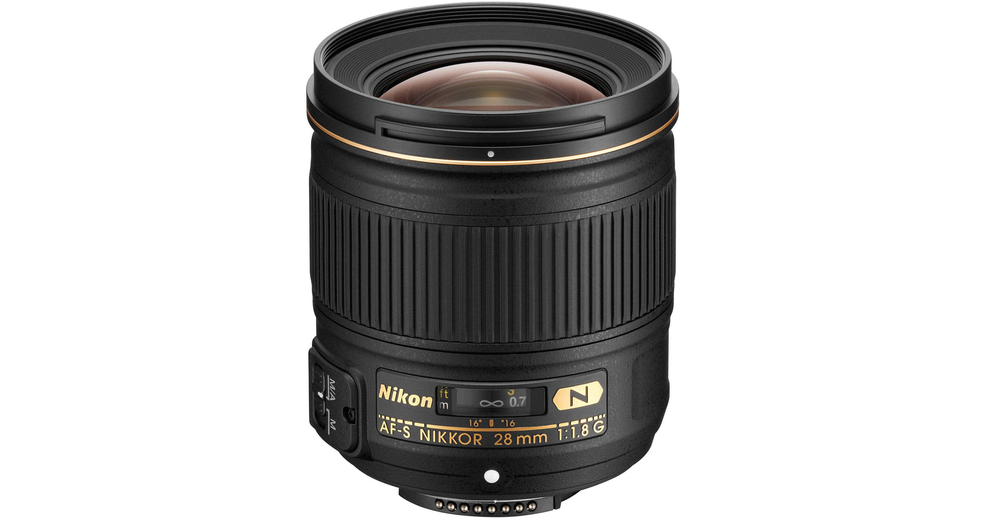 Nikon AF-S NIKKOR 28mm f/1.8G Lens 2203 B&H Photo Video