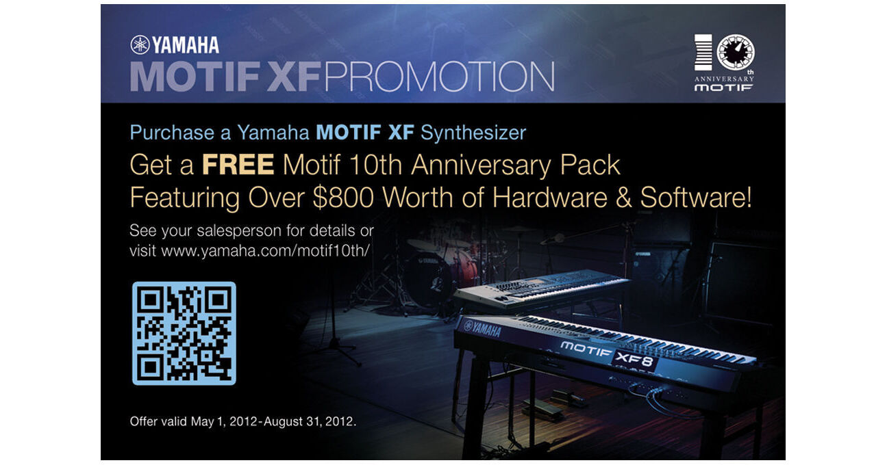 Yamaha Motif 10th Anniversary Pack MOTIF10THPACK B&H Photo Video