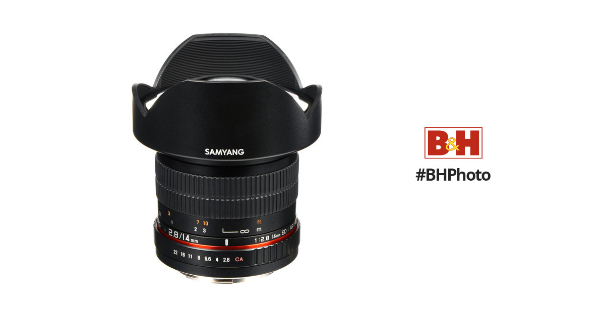 Samyang 14mm f/2.8 ED AS IF UMC Lens for Canon EF SY14M-C B&H