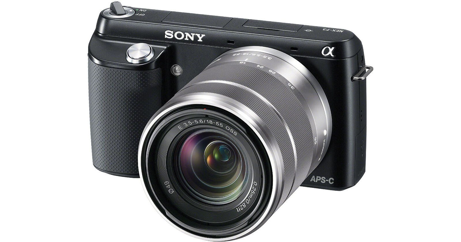 Sony Alpha NEX-F3 Mirrorless Digital Camera with 18-55mm