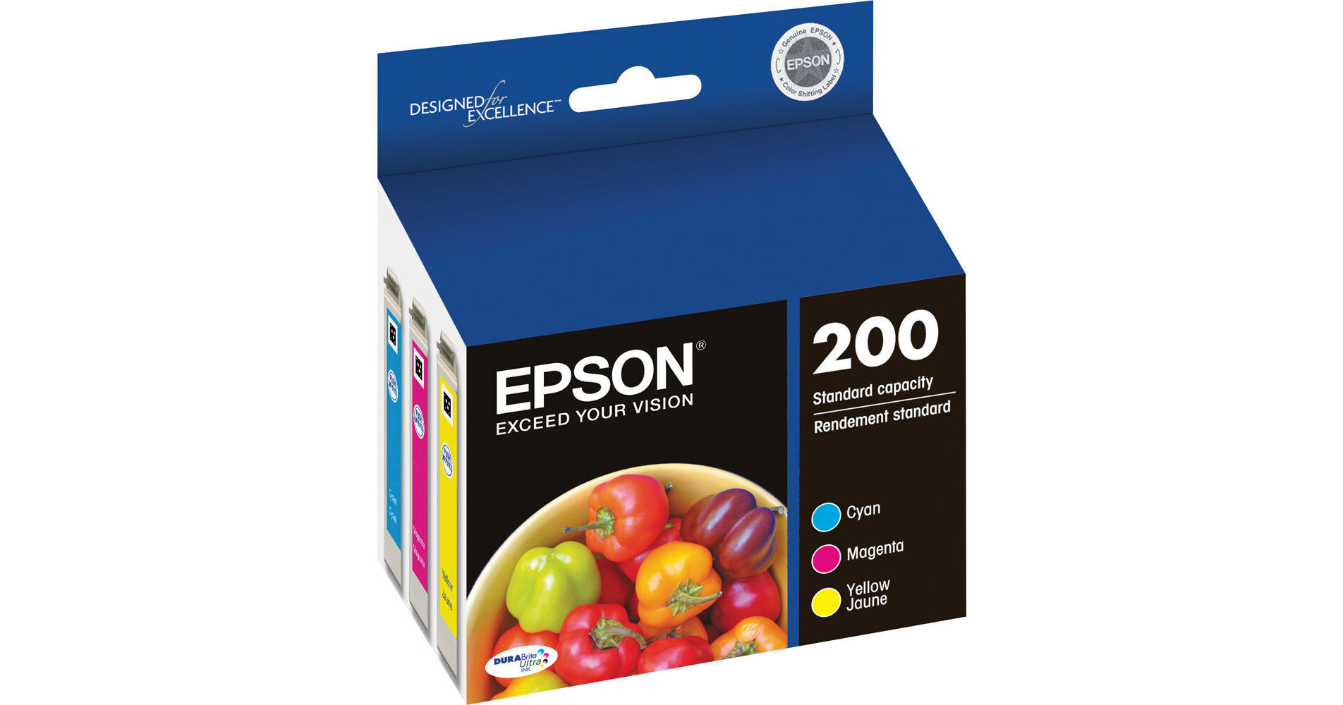 Epson T200 Multi Pack Color Durabrite Ultra Ink Cartridges 7967