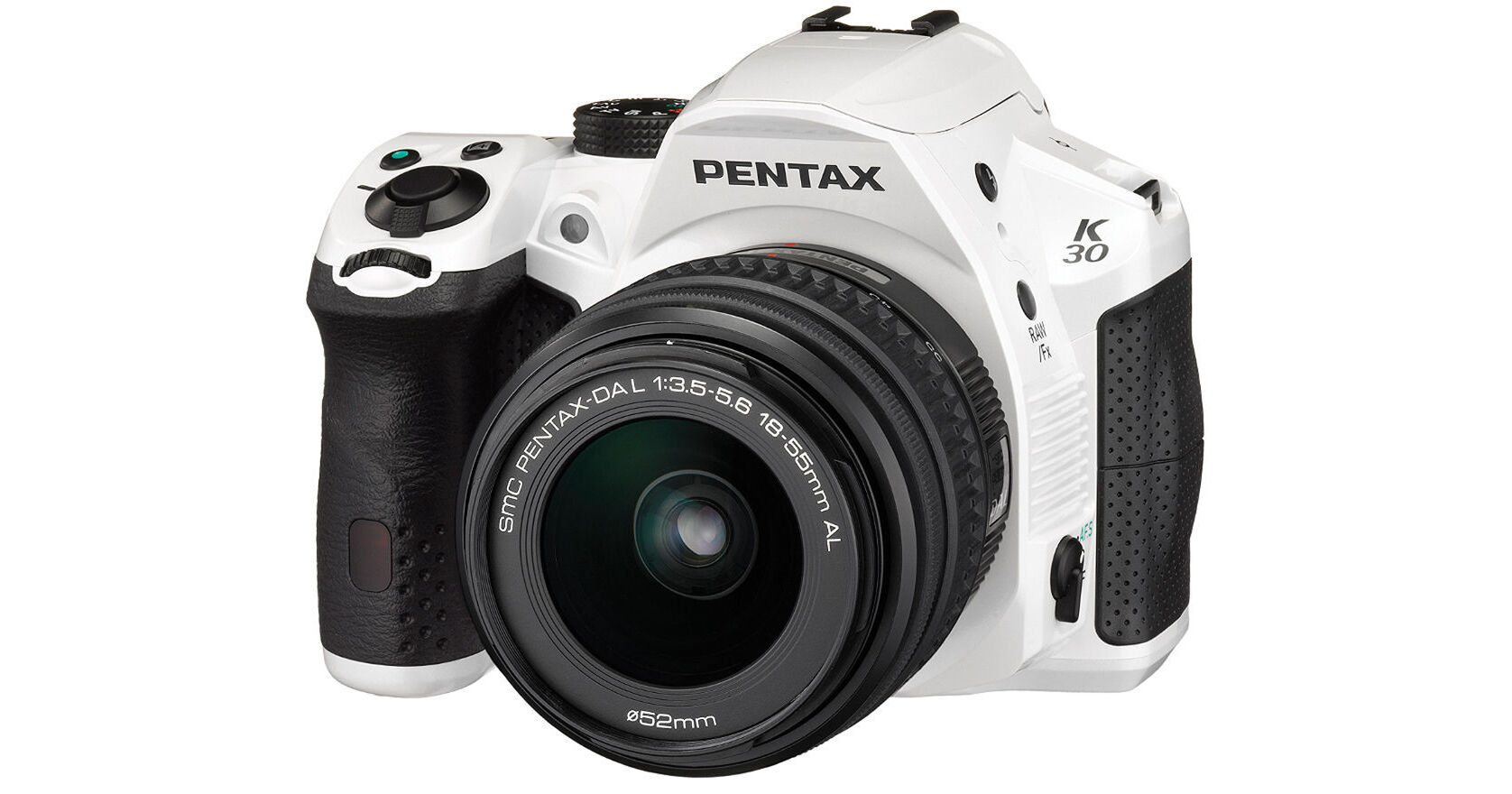 Pentax K30 DSLR Camera with 1855mm AL Lens Kit (White) 15679