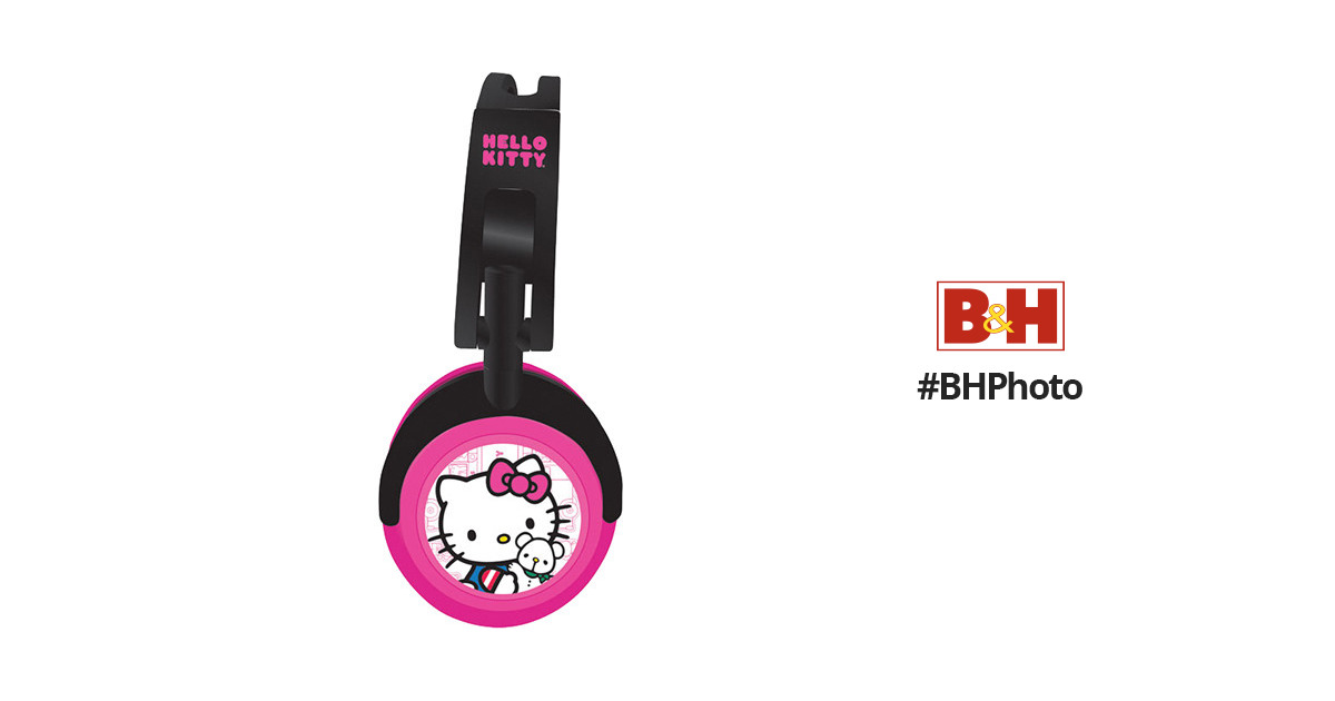 Sakar Hello Kitty DJ Style Headphones 11609-HK B&H Photo Video