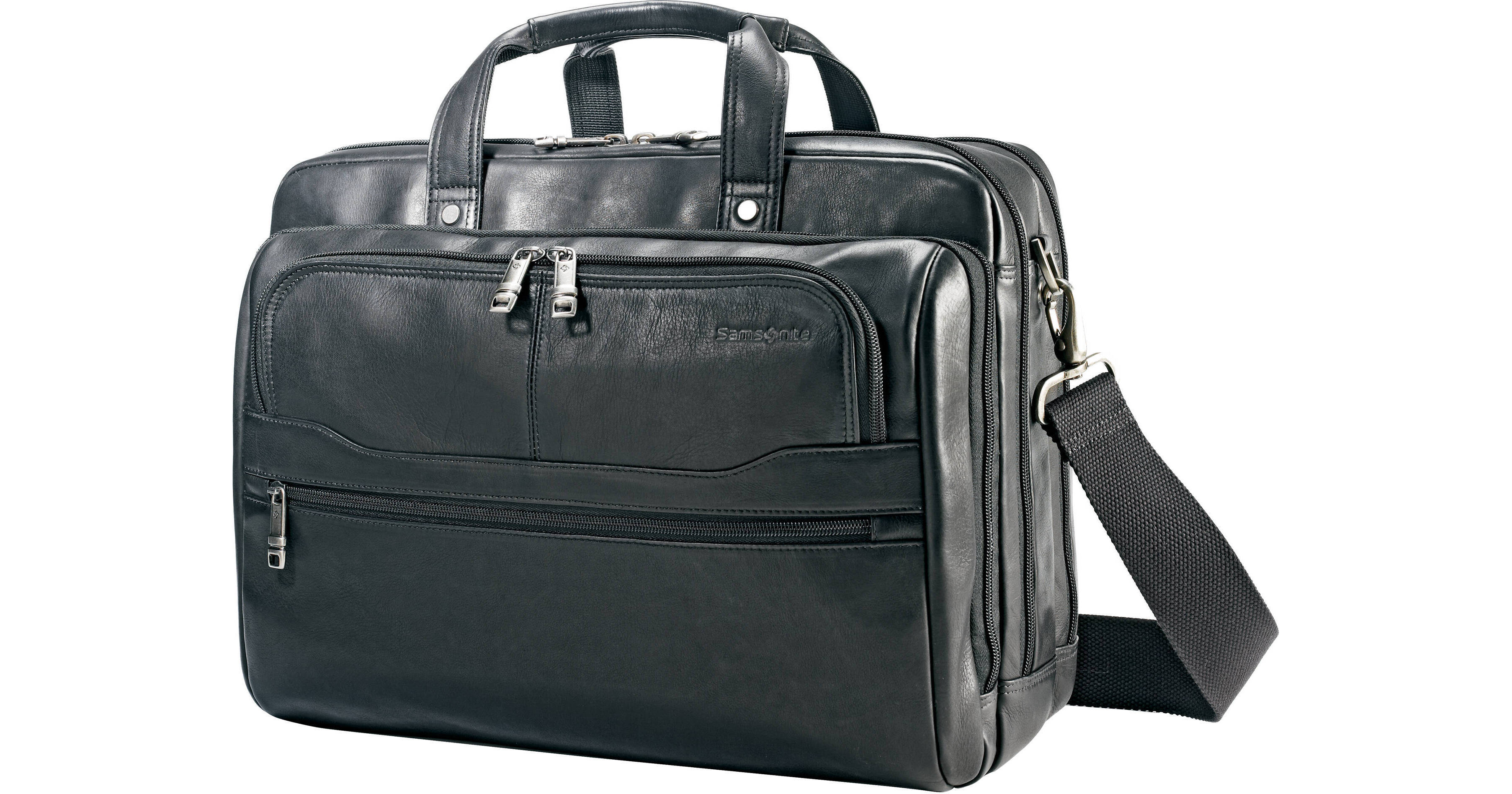 Samsonite colombian leather hotsell 2 pocket business case