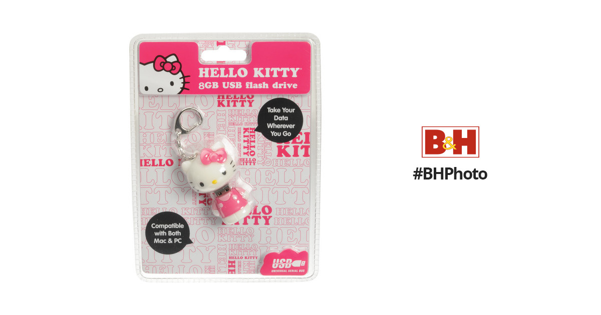 Hello Kitty 8GB USB Flash Drive 46209-3D B&H Photo Video