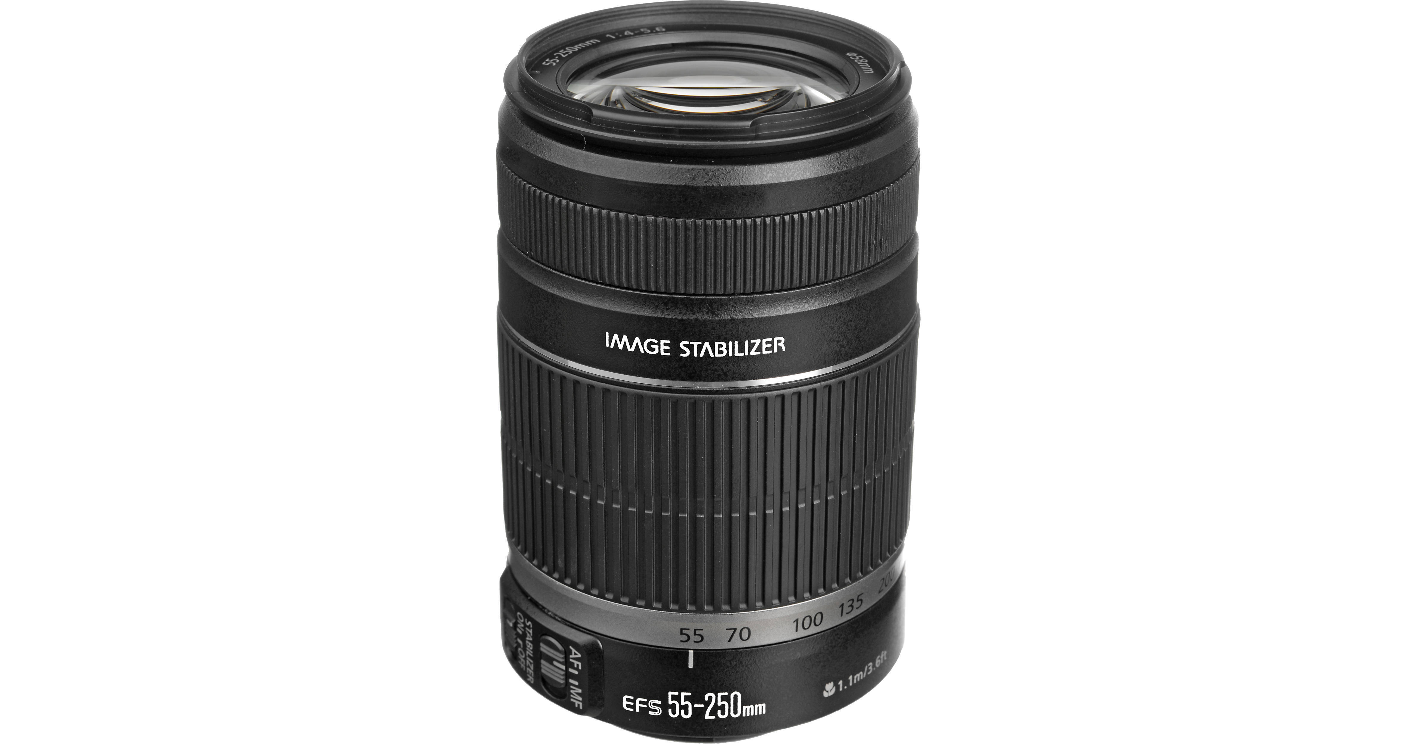 Canon EF-S 55-250mm f/4-5.6 IS II Lens (White Box) 2044B002 B&H