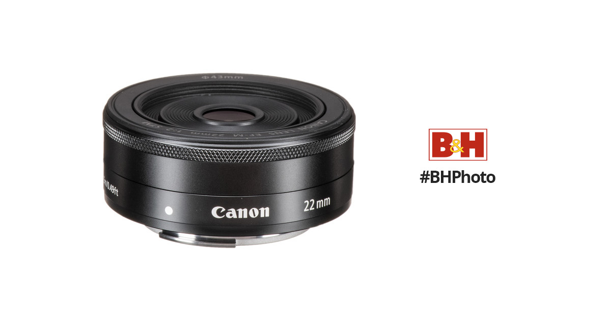 Canon EF-M 22mm f/2 STM Lens 5985B002 B&H Photo Video