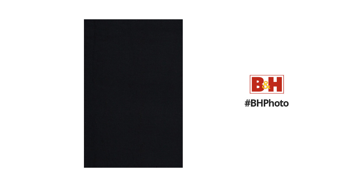 Backdrop Alley Commando Cloth Backdrop (10 x 24', Black) BAB24BK