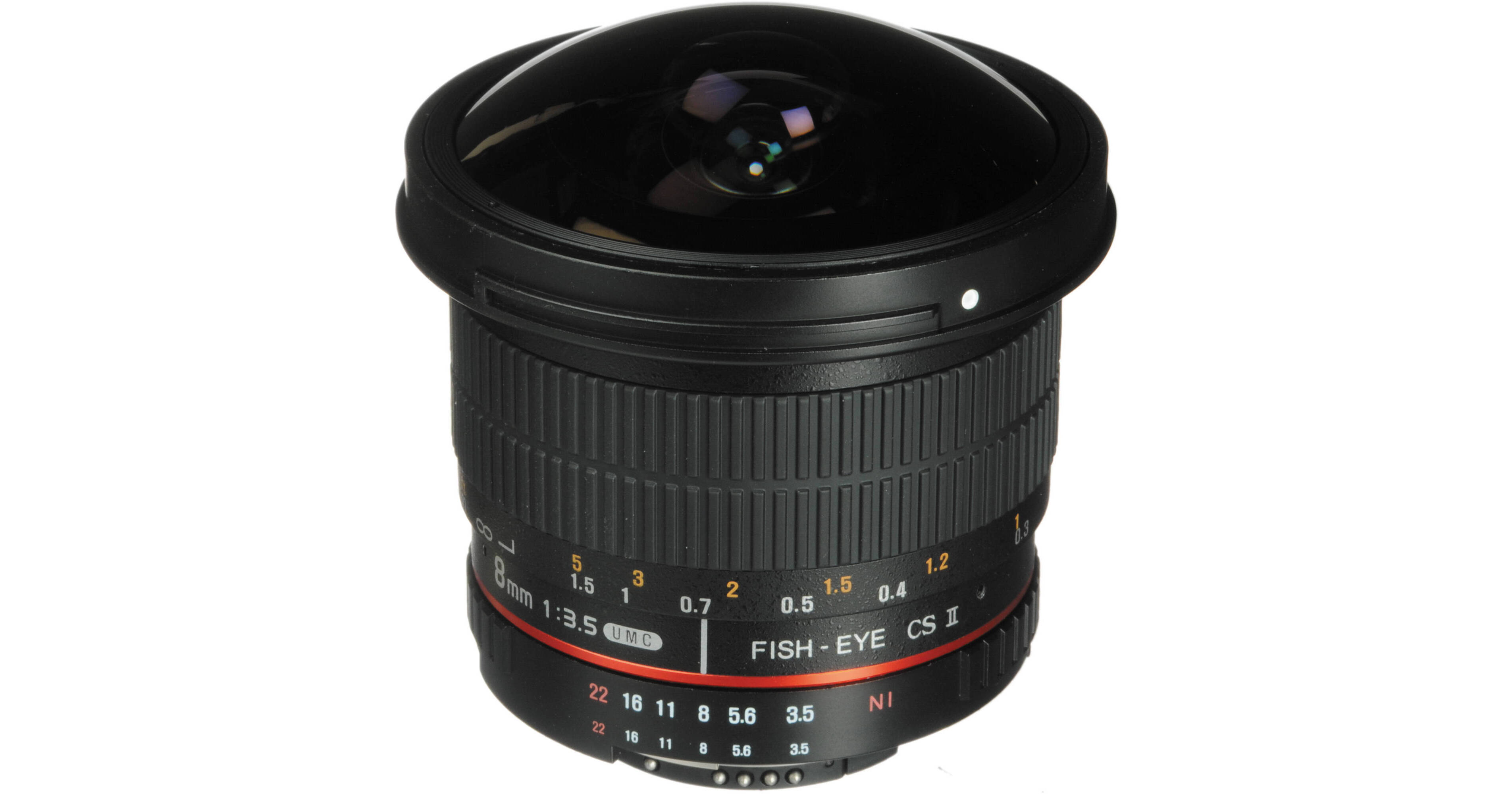 Rokinon 8mm f/3.5 HD Fisheye Lens with Removable Hood HD8M-N B&H