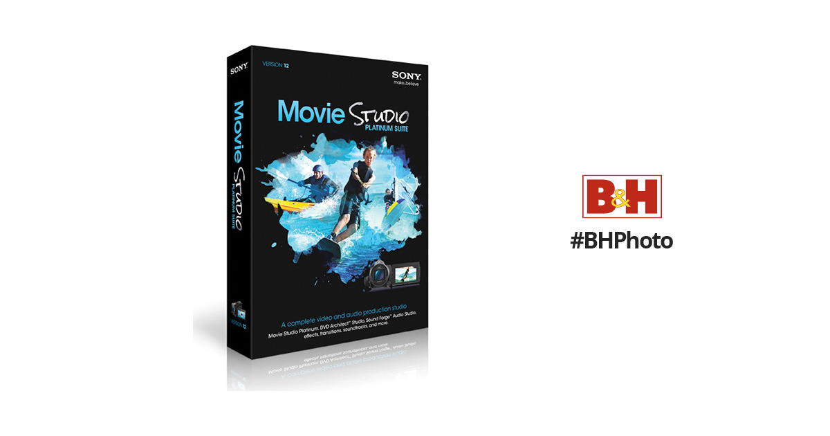 Sony Movie Studio 12 Video Editing Software Maspsms100 B H