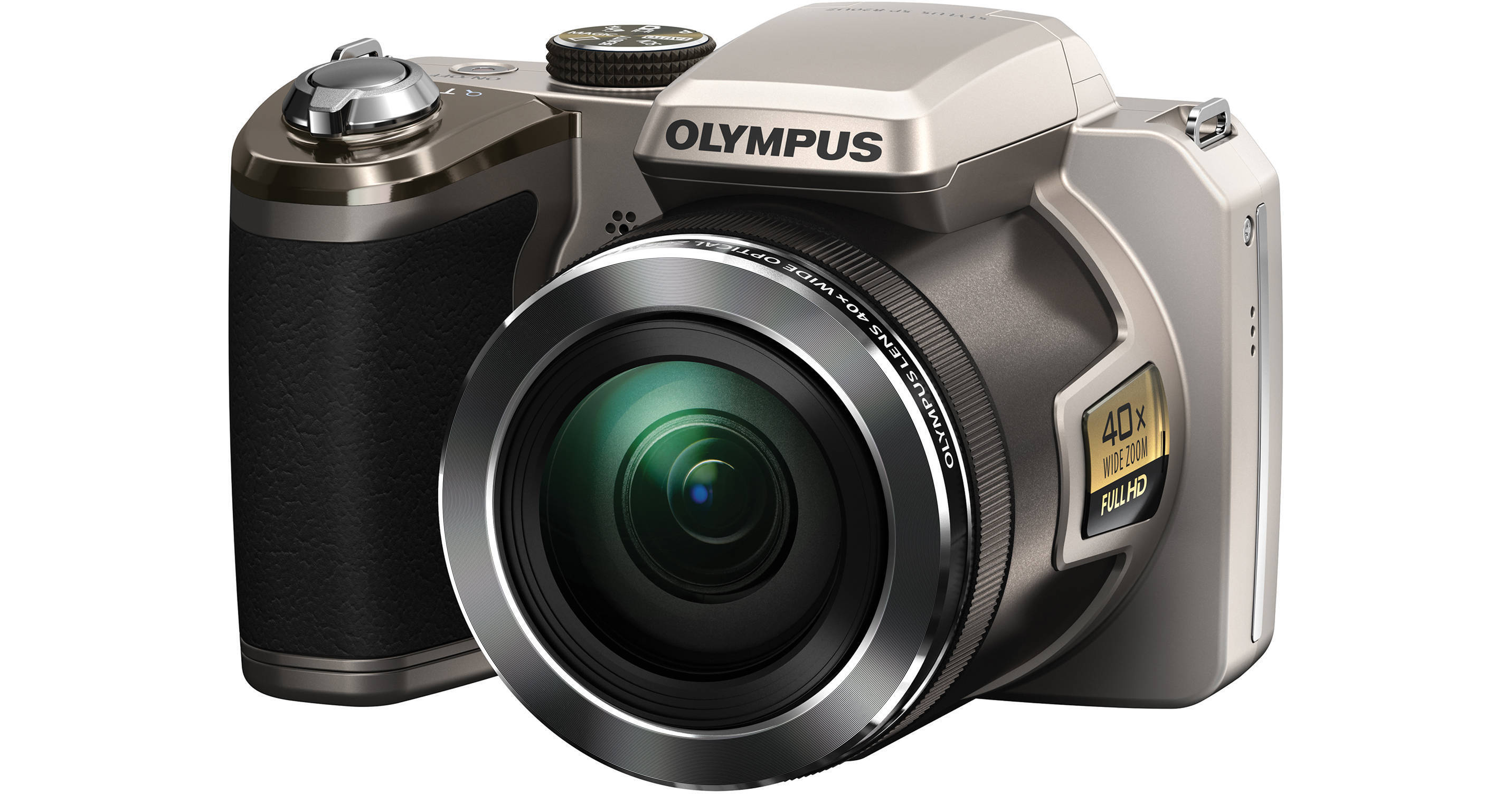 Olympus SP-820UZ iHS Digital Camera (Silver) V103050SU000 B&H