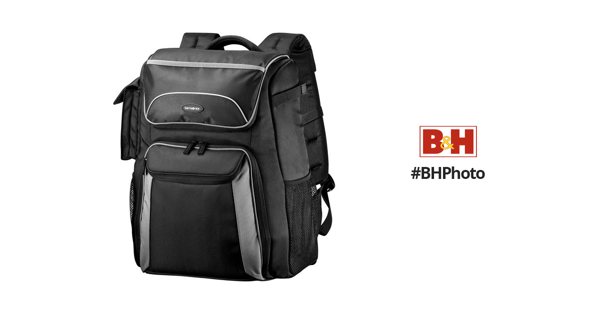 Samsonite Backpack Camera Bag (Black/Gray) 49964-1062 B&H Photo