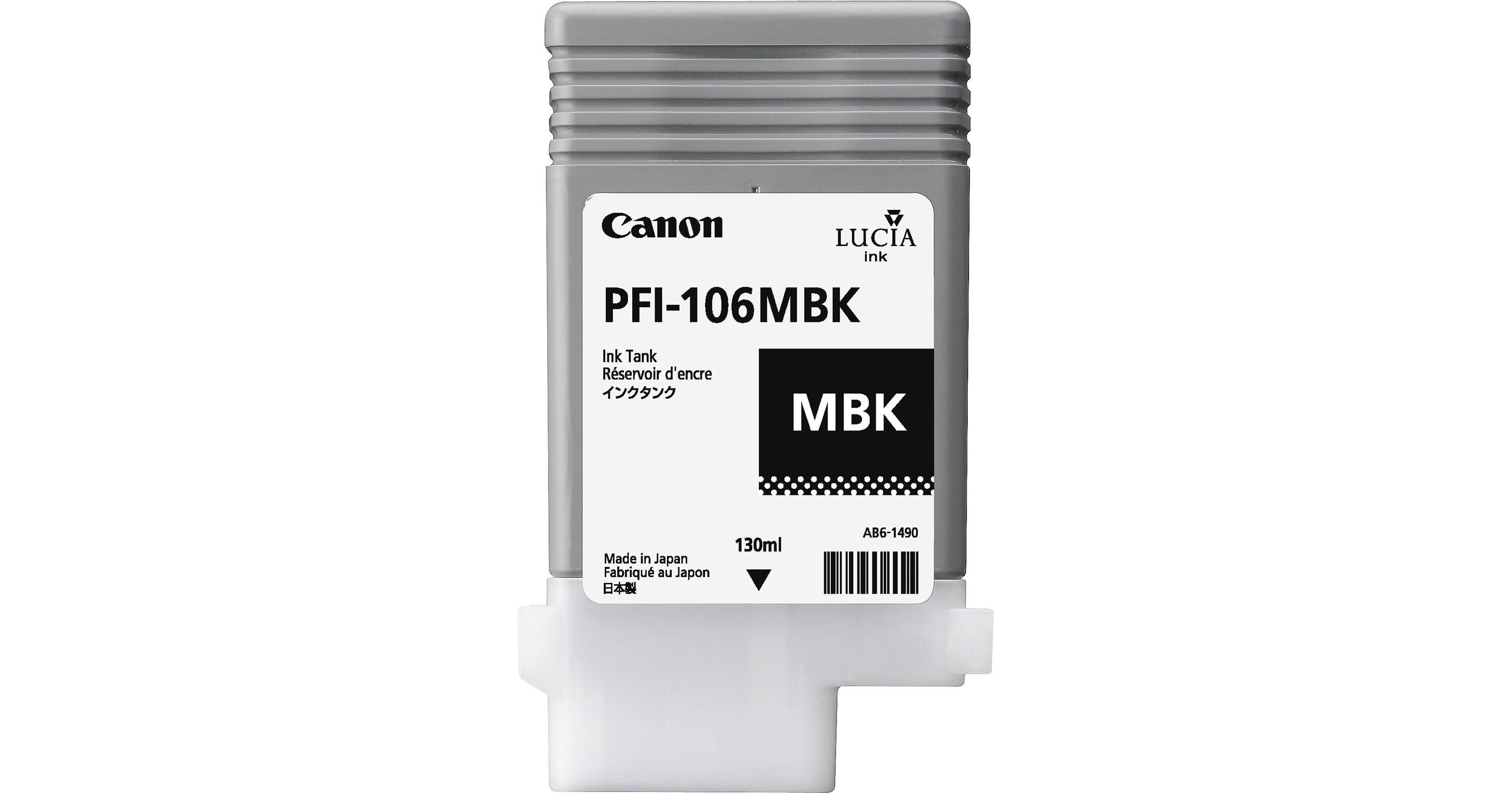 Canon PFI-106BK Matte Black Ink Cartridge (130mL)