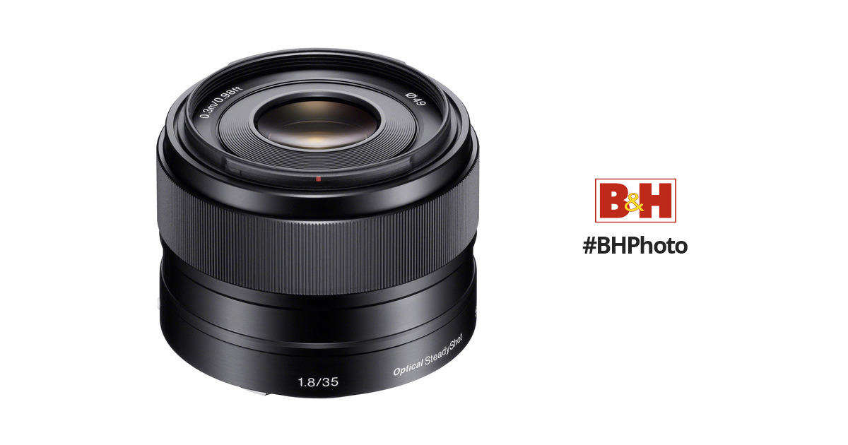 カメラ レンズ(単焦点) Sony E 35mm f/1.8 OSS Lens SEL35F18 B&H Photo Video