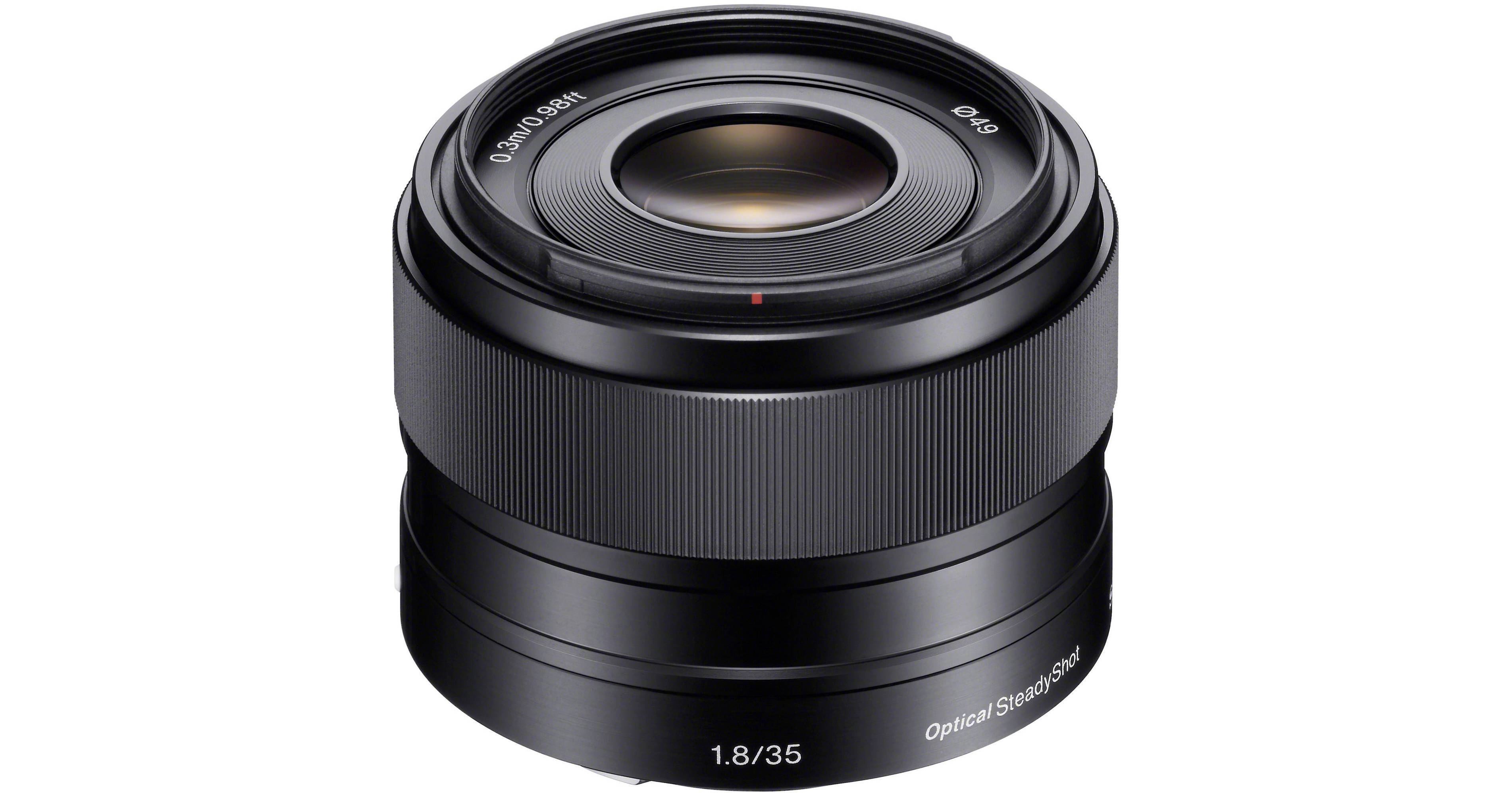 Sony E 35mm f/1.8 OSS Lens SEL35F18 Bu0026H Photo Video