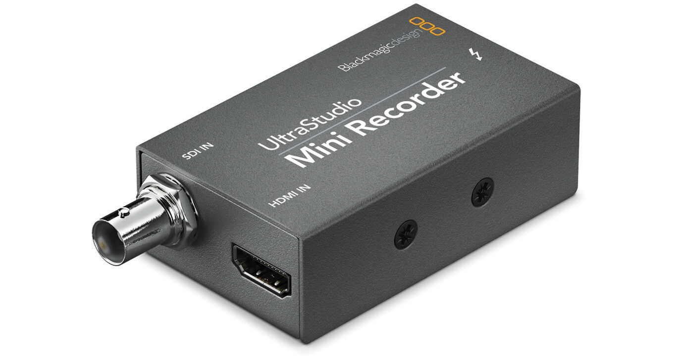 blackmagic ultrastudio mini recorder audio capture